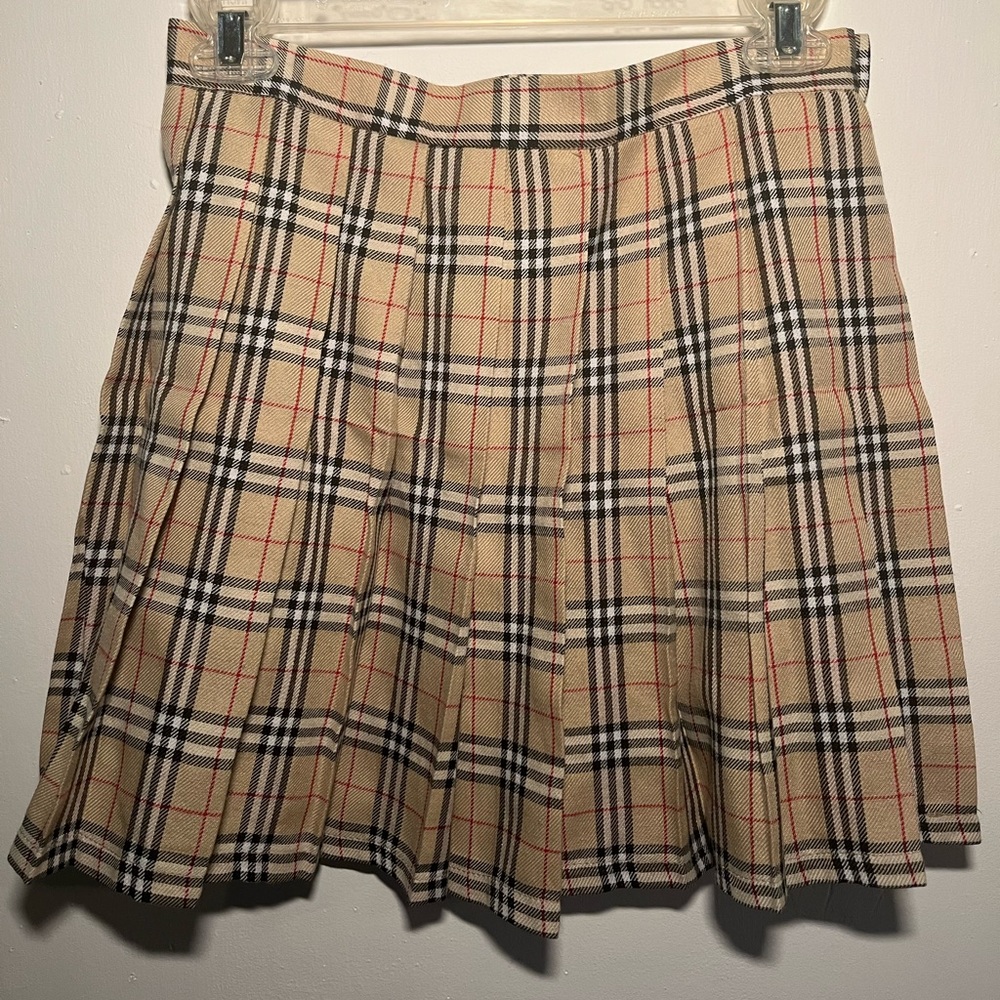 PLAID MINISKIRT